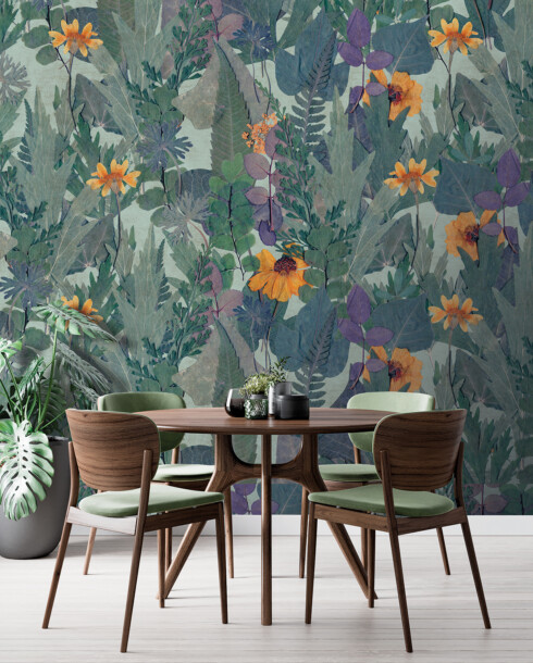 Roomset 4 DI HERBARIUM Mural allover